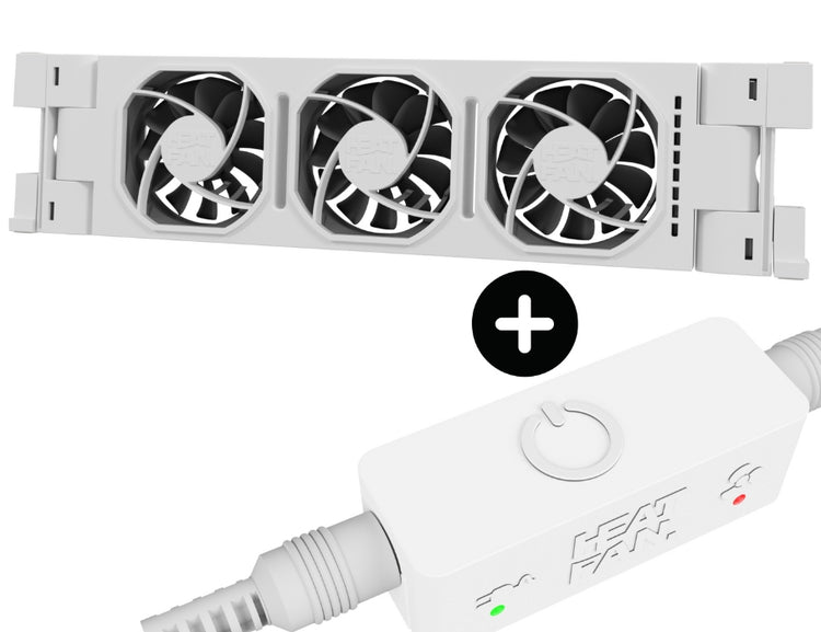 Heatfan 3 - Kühlerlüfter Solo - Weiß + Berührungssensor