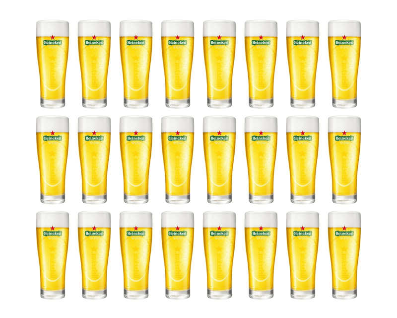 Heineken Ellipsenglas (24x 25cl)