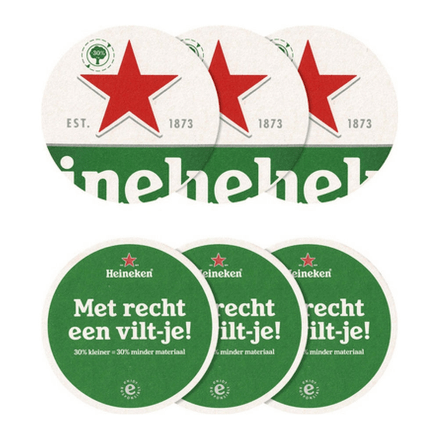 Heineken Filz (4x100 Stück)