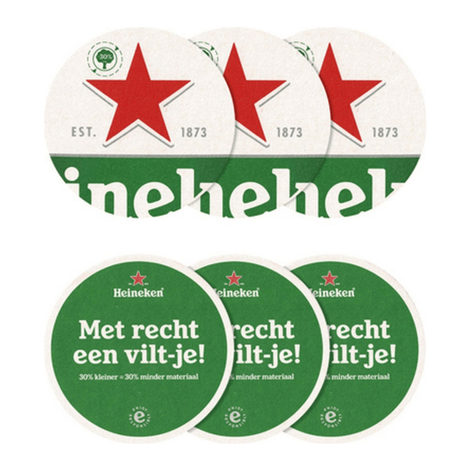 Heineken Filz (4x100 Stück)