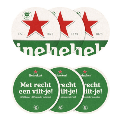 Heineken Filz (4x100 Stück)