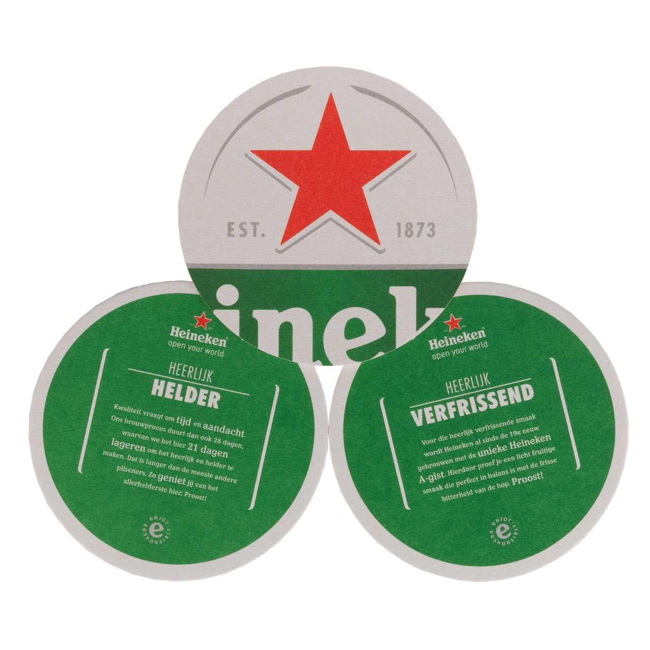 Heineken Filzgleiter (4x100 Stück)