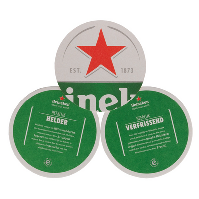 Heineken Filzgleiter (4x100 Stück)