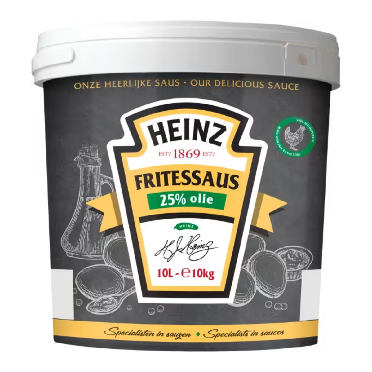 Heinz-Pommes-Sauce 25 % Öl (10 Liter)