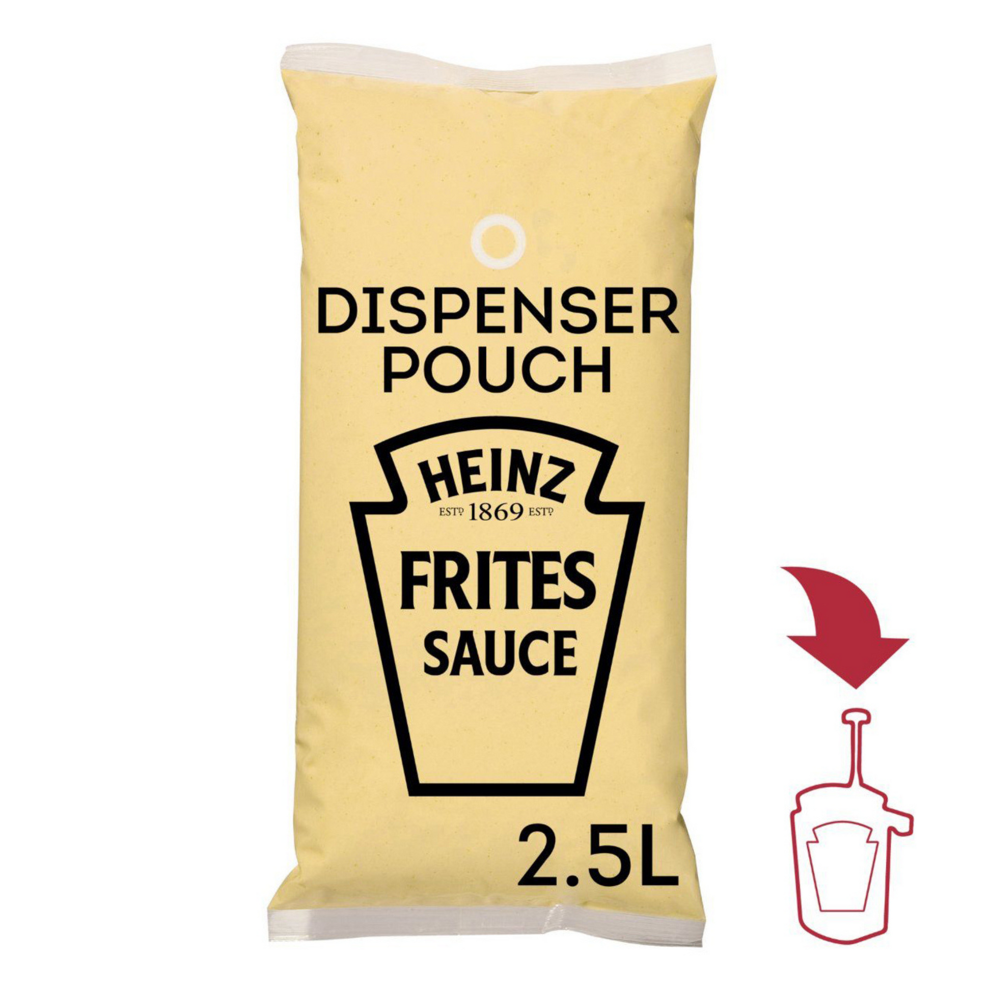 Heinz-Sauce oder Mat-Pommes-Sauce (3x 2,5 Liter)