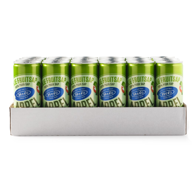 Hero kleine Apfelsaftdose (24x 25cl)