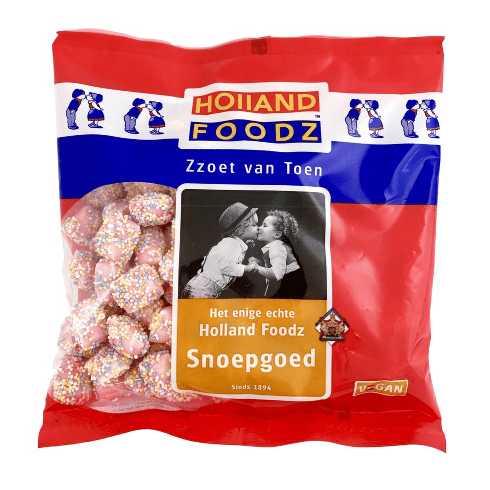 Holland Foodz Vanillekissen mit Disco-Dip-Beutel (6x 450g)