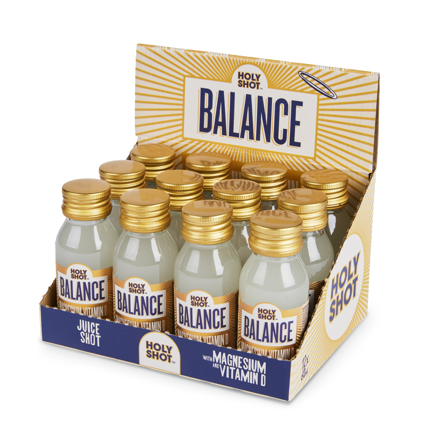 Holyshot Balance Magnesium Vitamin D (12x 60ml)