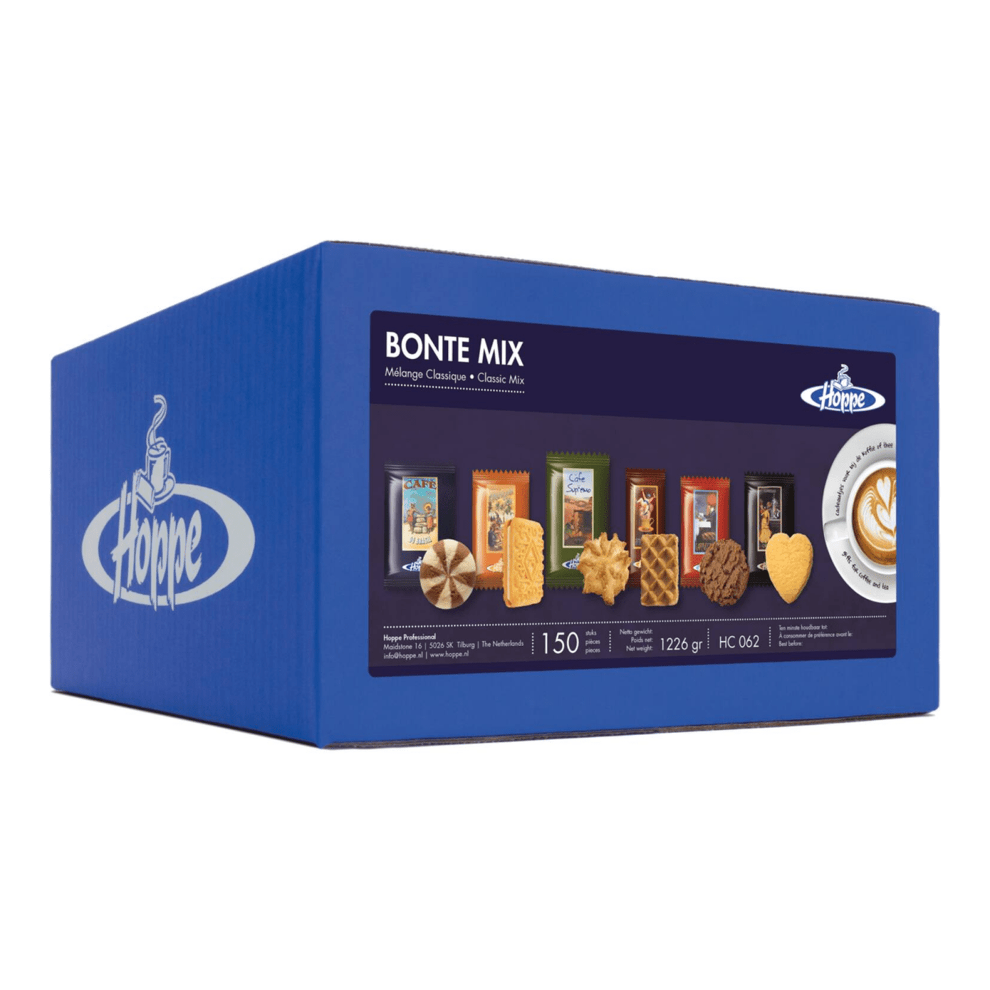 Hoppe Kaffeekekse bunte Mischung (150 Stück)