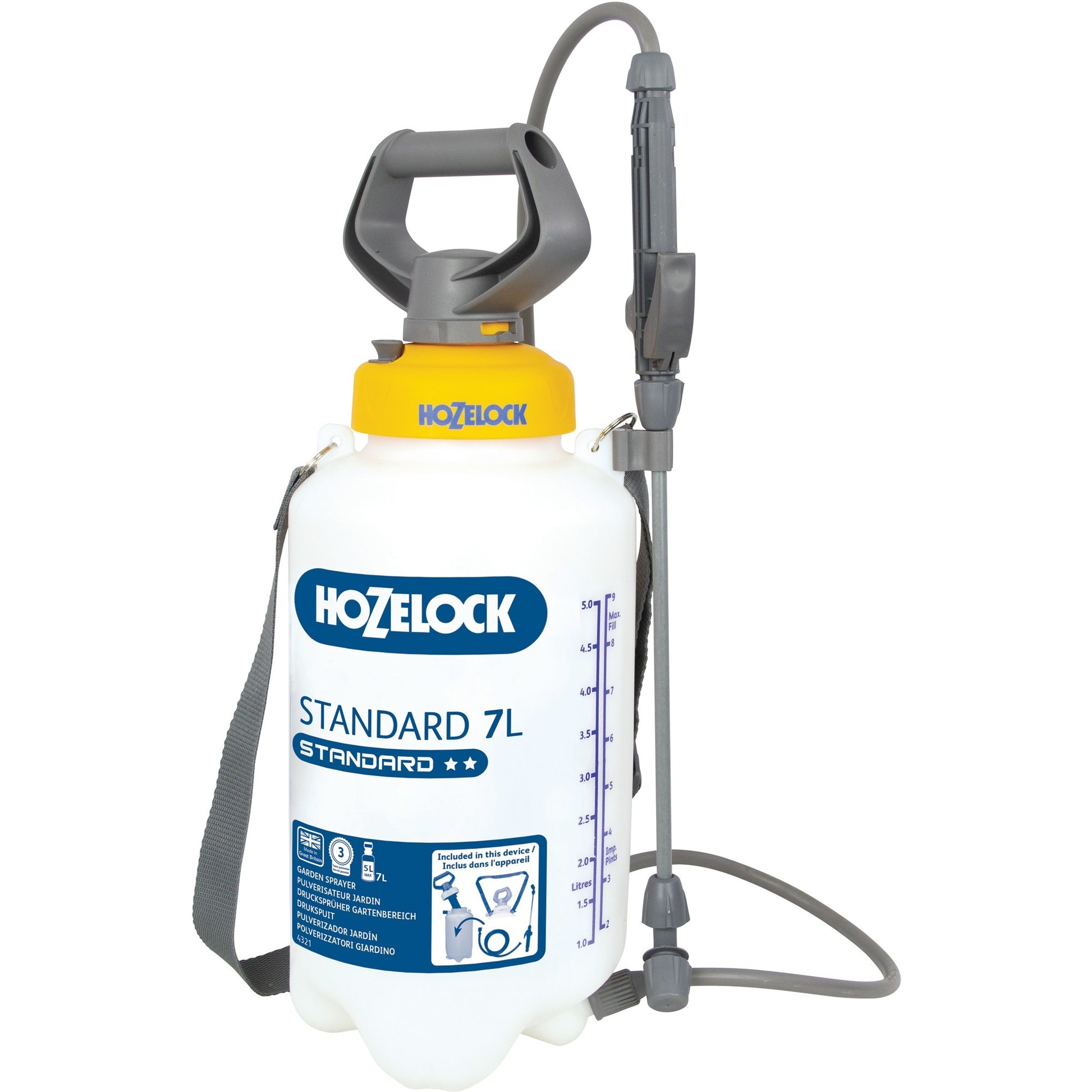 Hozelock Standard 7-Liter-Drucksprühgerät