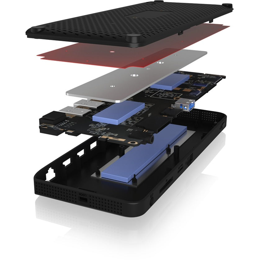 Icy Box IB-DK2416-C 11-in-1 USB Typ-C DockingStation mit