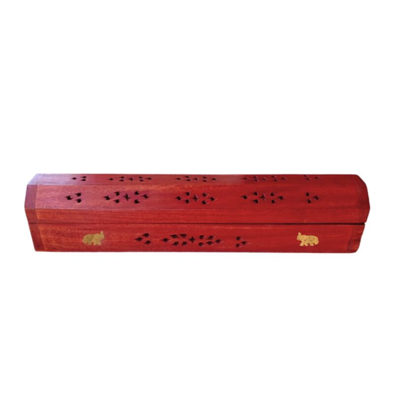 Mango Holz Weihrauchhalter Box Elefanten