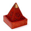 Mango Wood Pyramide Weihrauchhalter Kegels Buddha