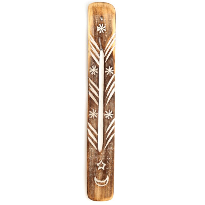 Mango Wood Moon Stars Incorporated Holder