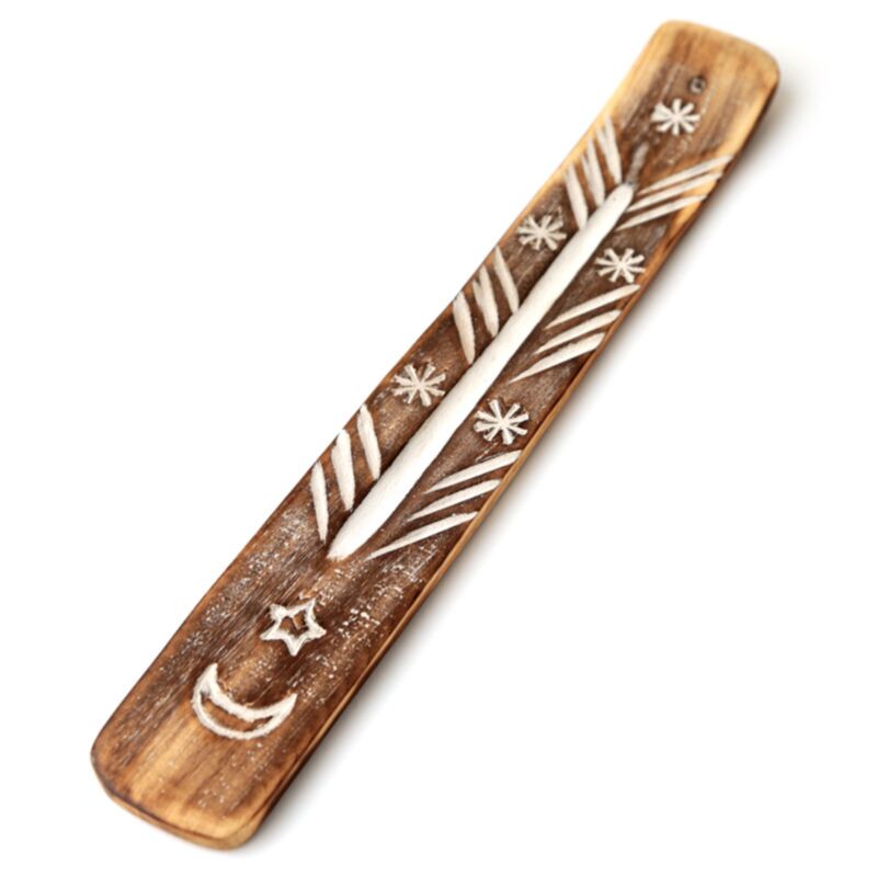 Mango Wood Moon Stars Incorporated Holder