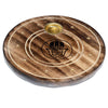Mango Wood Round Hamsa Räckenhalter