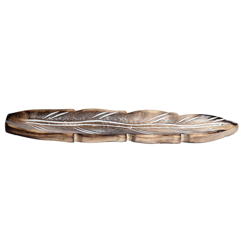 Mangowood federnförmiger Weihrauchhalter