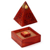 Mango Wood Pyramid Weihrauchhalter Kegels Buddha Rahmenarbeit
