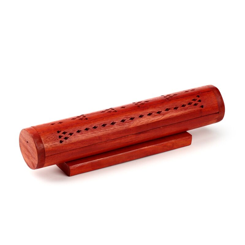 Mango Wood Round Weihrauchhalter
