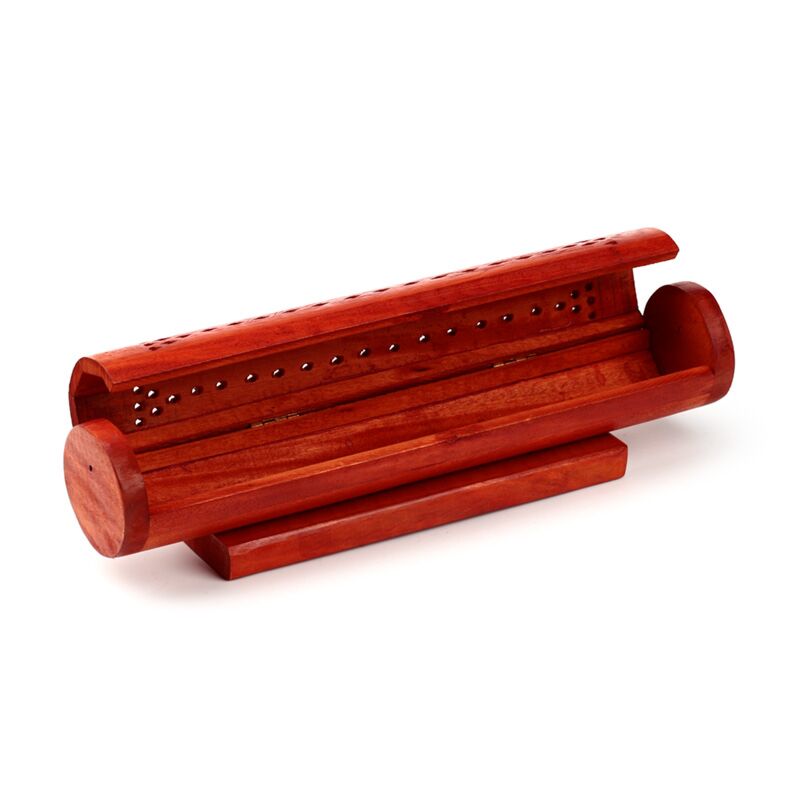 Mango Wood Round Weihrauchhalter