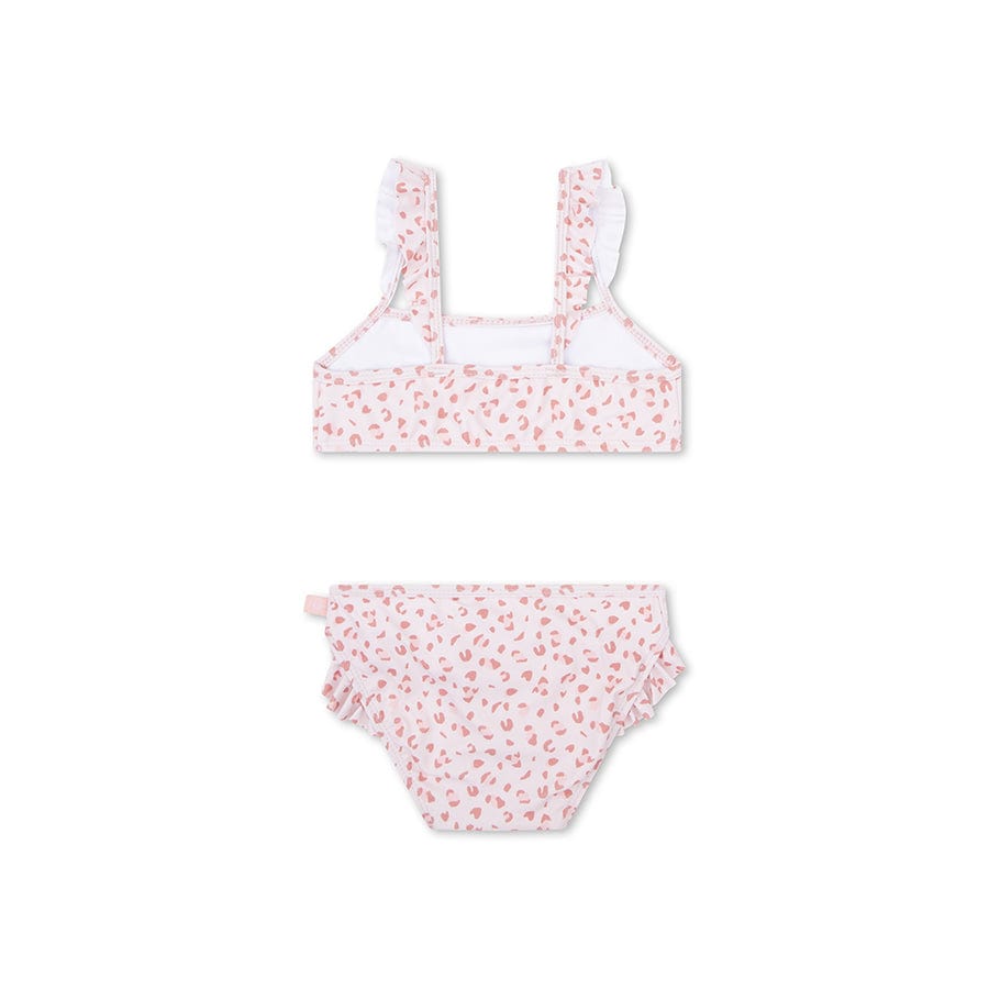 Leopard | Alte rosa Mädchen UV Bikini