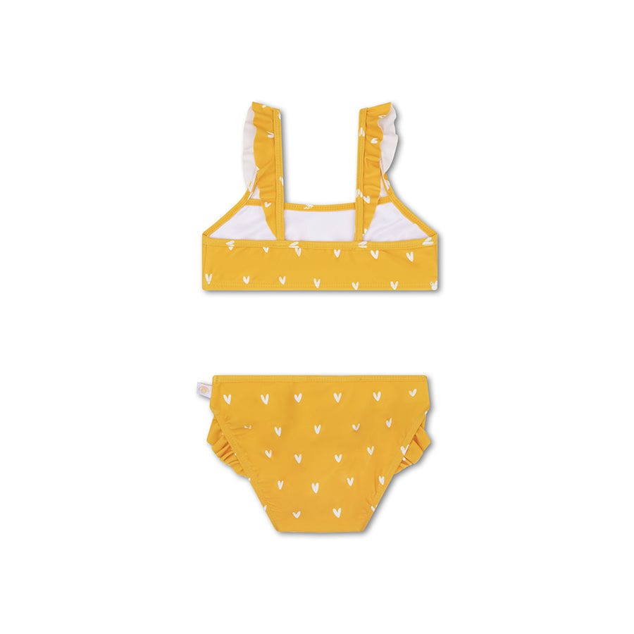Orangefarbener Kuss | Orangefarbene Mädchen UV Bikini