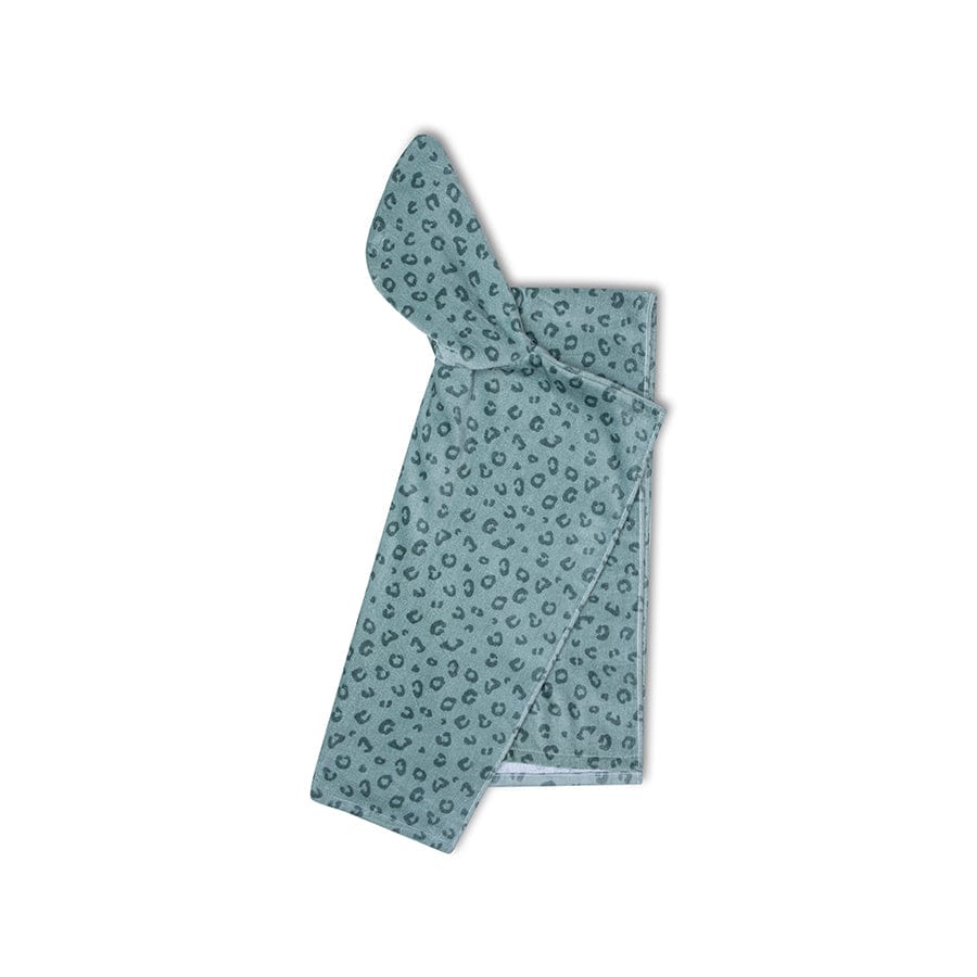 Leopard | Green Beach Poncho 65 x 65 cm