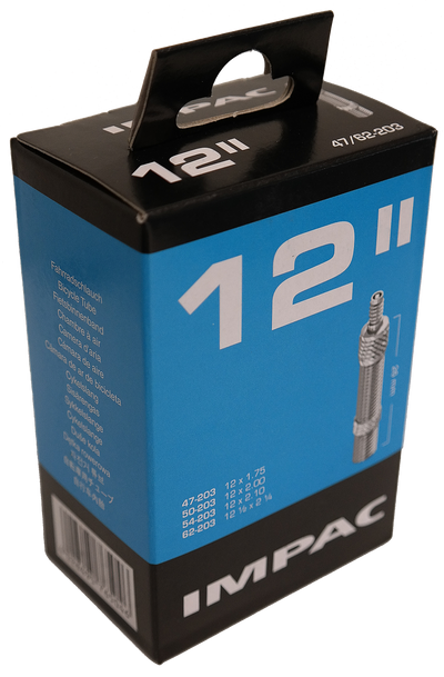 Impac Schlauch (von Schwalbe) DV16 12x1.75 2.35 ETRTO 47 62-203, Ventil: Blitz Holland 26mm