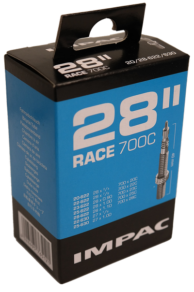 Impac Schlauch (von Schwalbe) SV28 Race, 28x1 ETRTO 20 28-622 630, Ventil: Französisch 40 mm