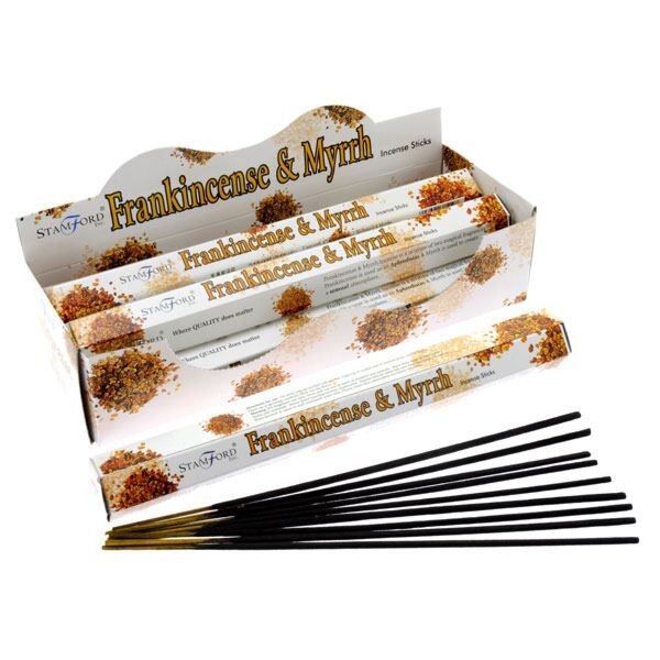 37112 Weihrauch, Mirre - Stamford Premium Hex Weihese Sticks