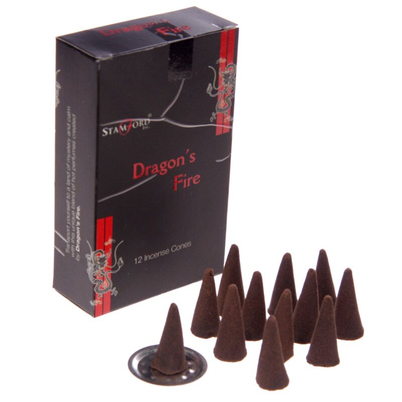 Dragons Fire 37180 - Stamford Black Weihrauchkegel