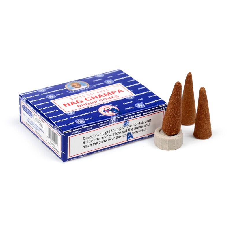 01431 Nag Champa Dhoop - Satya Sai Baba -Weihrauchkegel