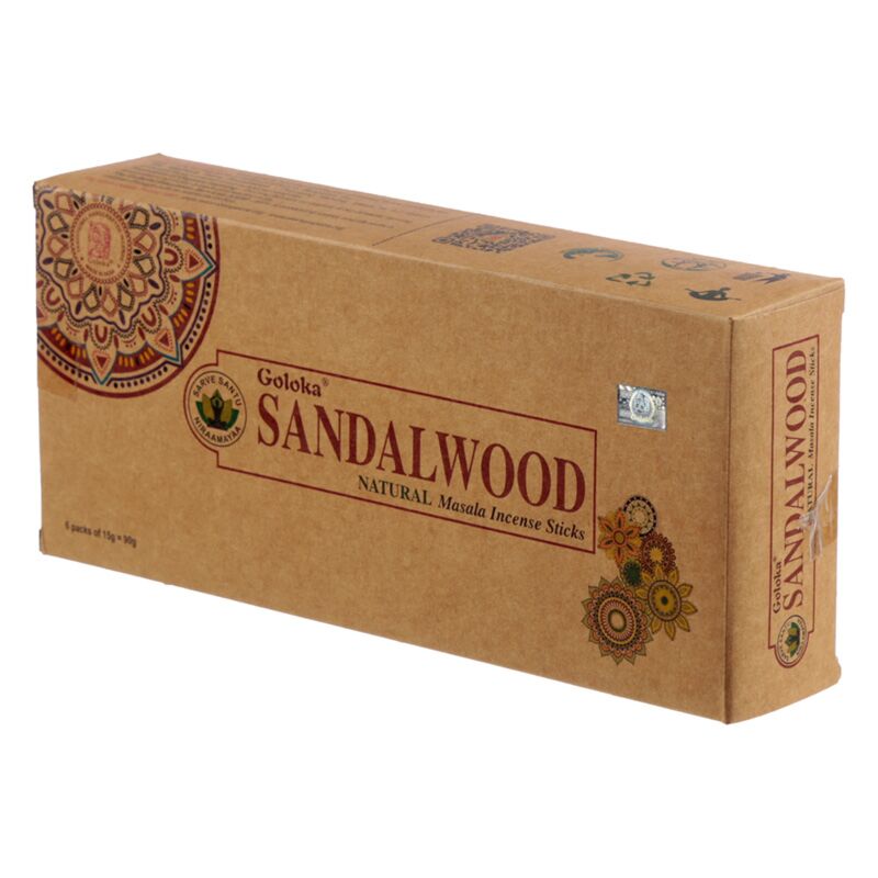 Sandelhout - Goloka Organika -Weihrauchstangen