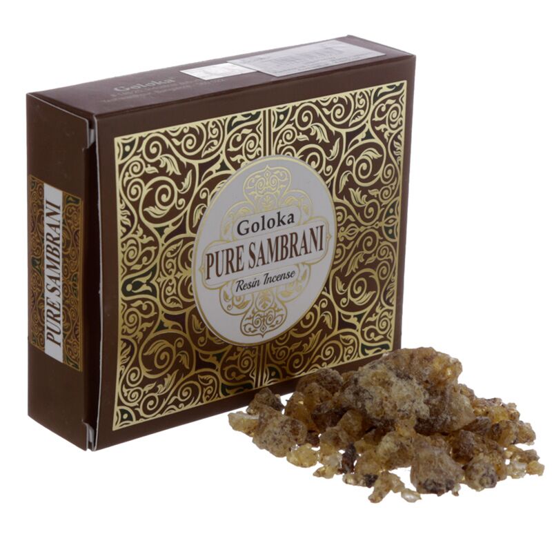 Reines Sambrani Benzoin 30G - Goloka Weihrauch Granules Harz