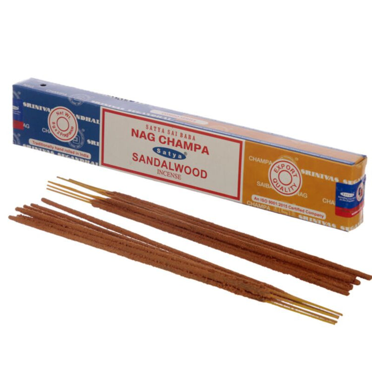 01331 Satya Nag Champa Sandelholz-Räucherstäbchen