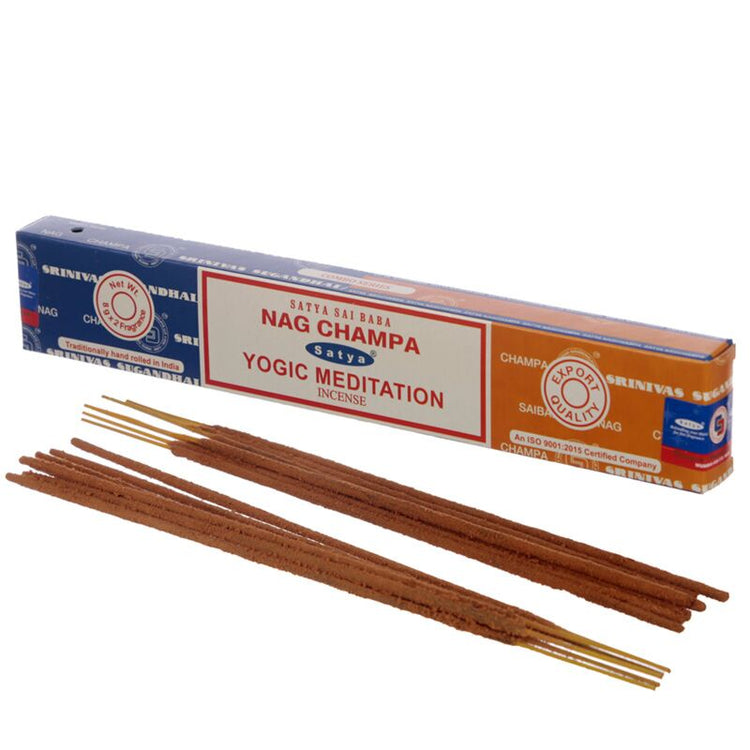 01342 Satya Nag Champa Yogi Meditation Wierook Sticks