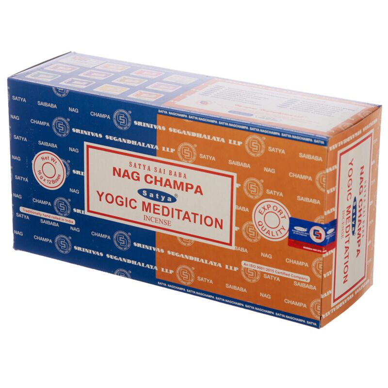 01342 Satya Nag Champa Yogi Meditation Wierook Sticks