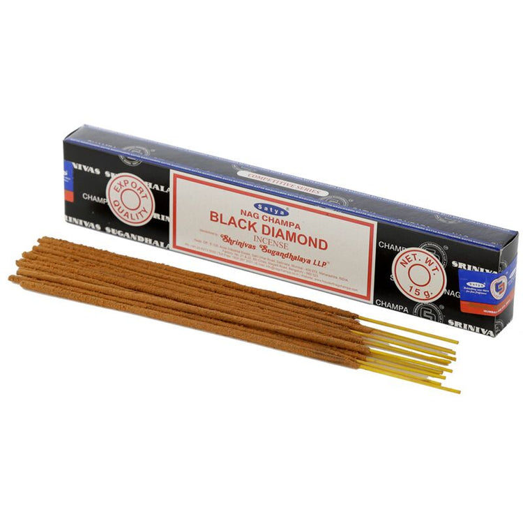 01346 Schwarzer Diamant - Satya -Nag -Champa -Weihrauchstangen