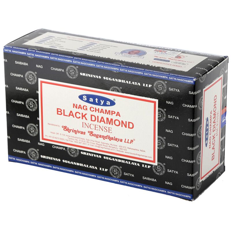 01346 Schwarzer Diamant - Satya -Nag -Champa -Weihrauchstangen