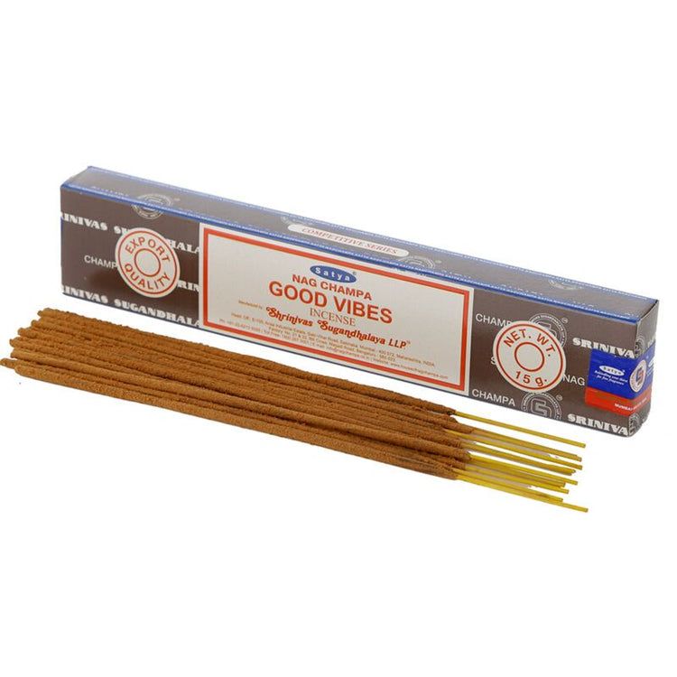 01355 gute Vibrationen - Satya Nag Champa -Weihrauchstangen