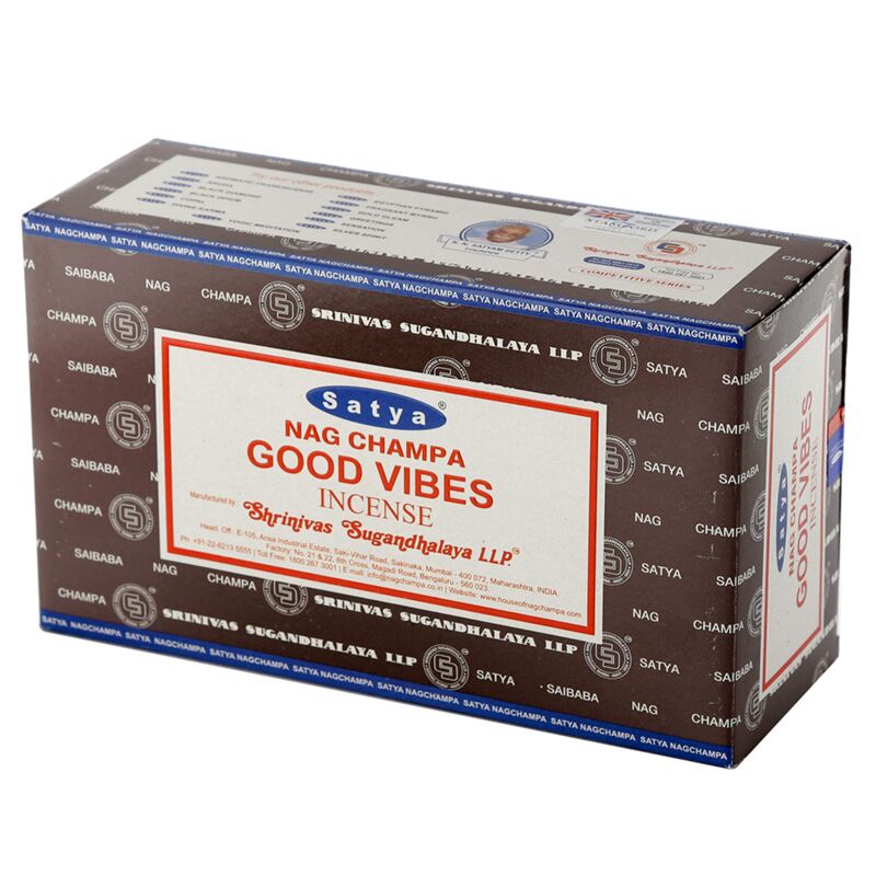 01355 gute Vibrationen - Satya Nag Champa -Weihrauchstangen