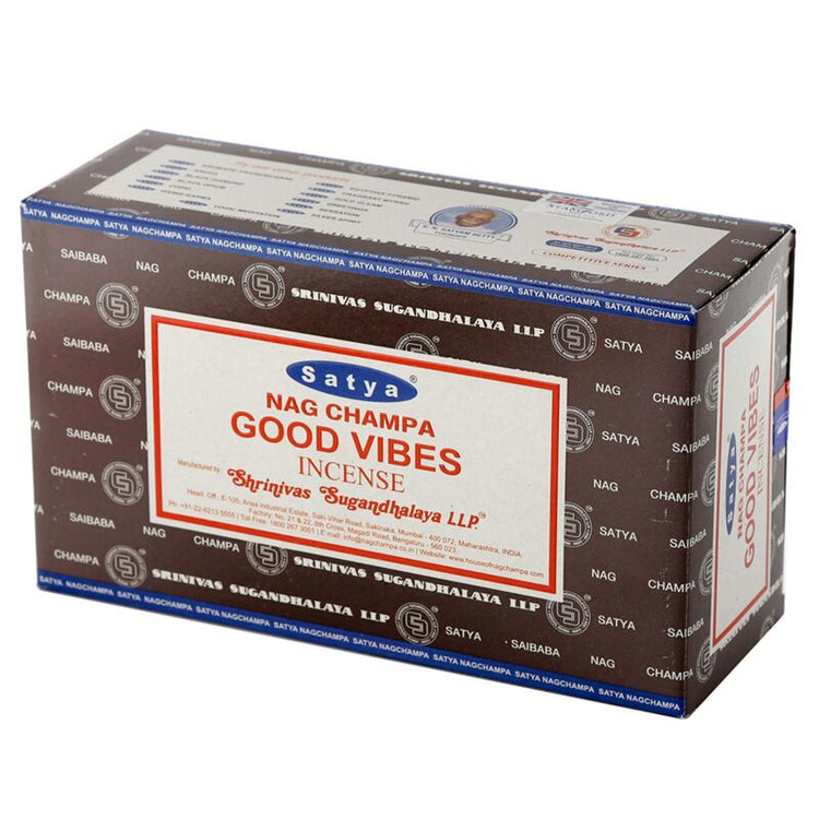 01355 gute Vibrationen - Satya Nag Champa -Weihrauchstangen