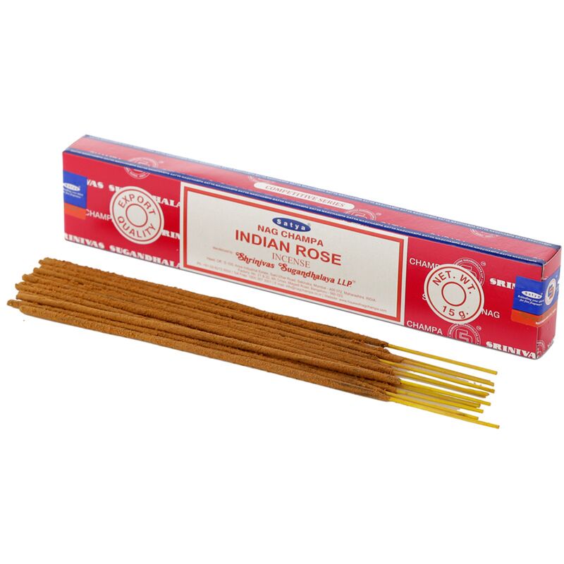 01360 indische Rose - Satya Nag Champa -Weihrauchstangen