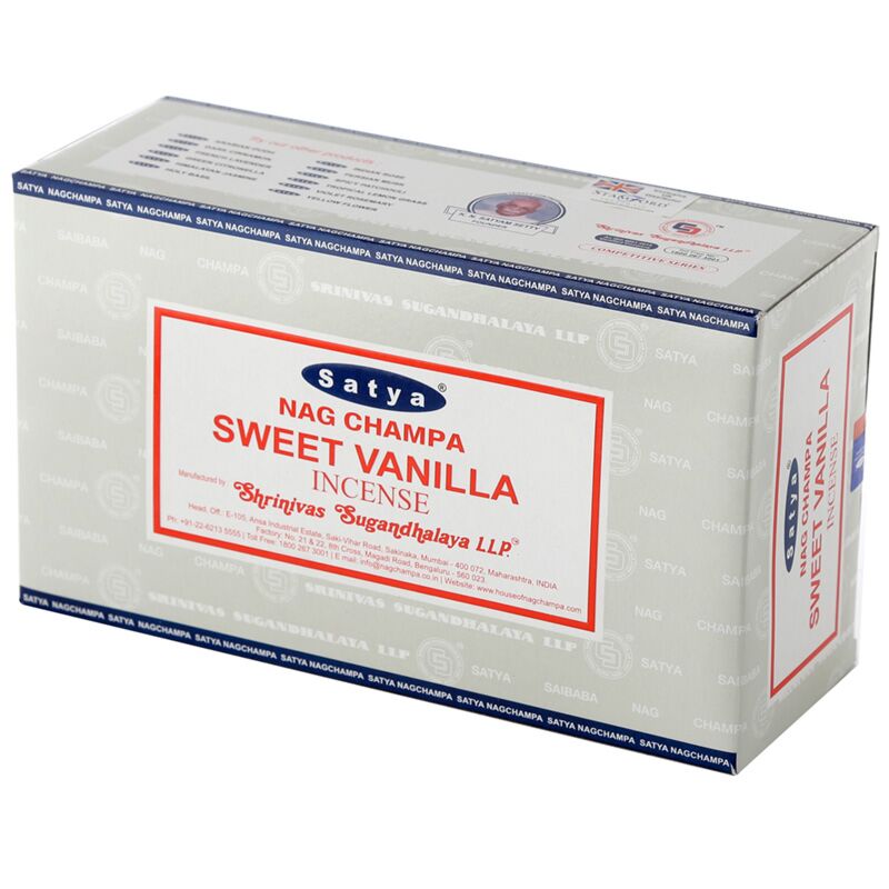 01365 süße Vanille - Satya Nag Champa -Weihrauchstangen