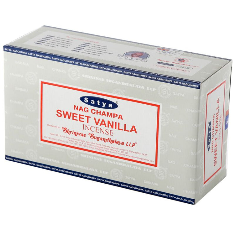 01365 süße Vanille - Satya Nag Champa -Weihrauchstangen