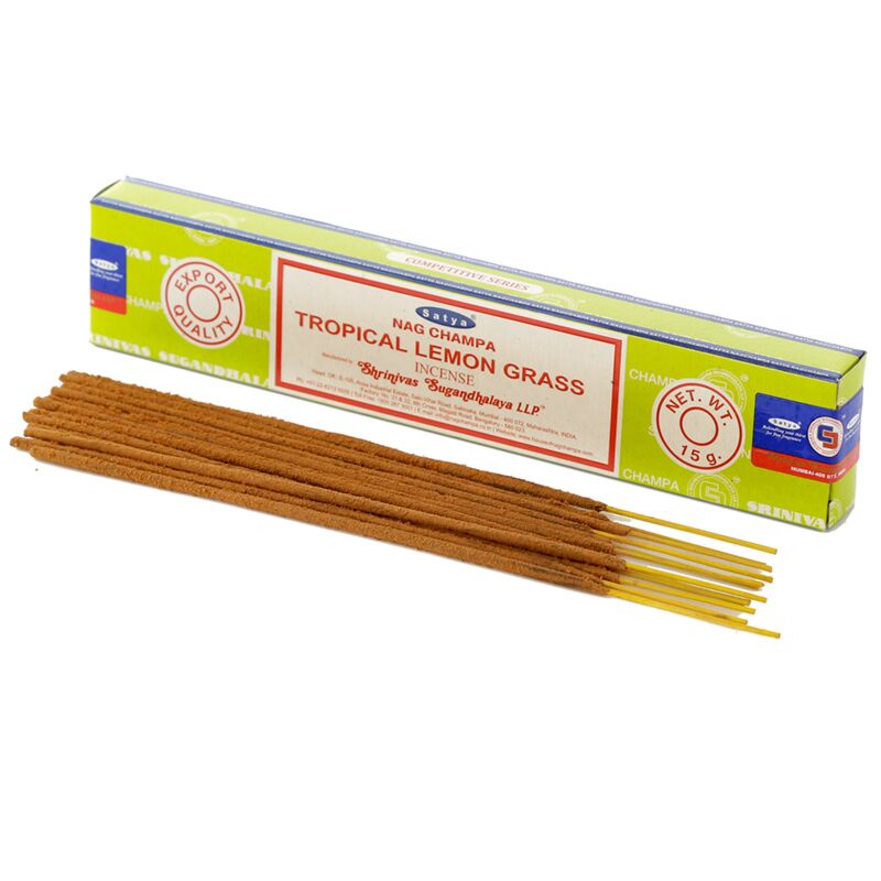01366 Tropische Zitronengras - Satya Nag Champa -Weihrauchstangen