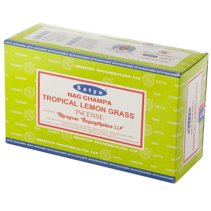 01366 Tropische Zitronengras - Satya Nag Champa -Weihrauchstangen