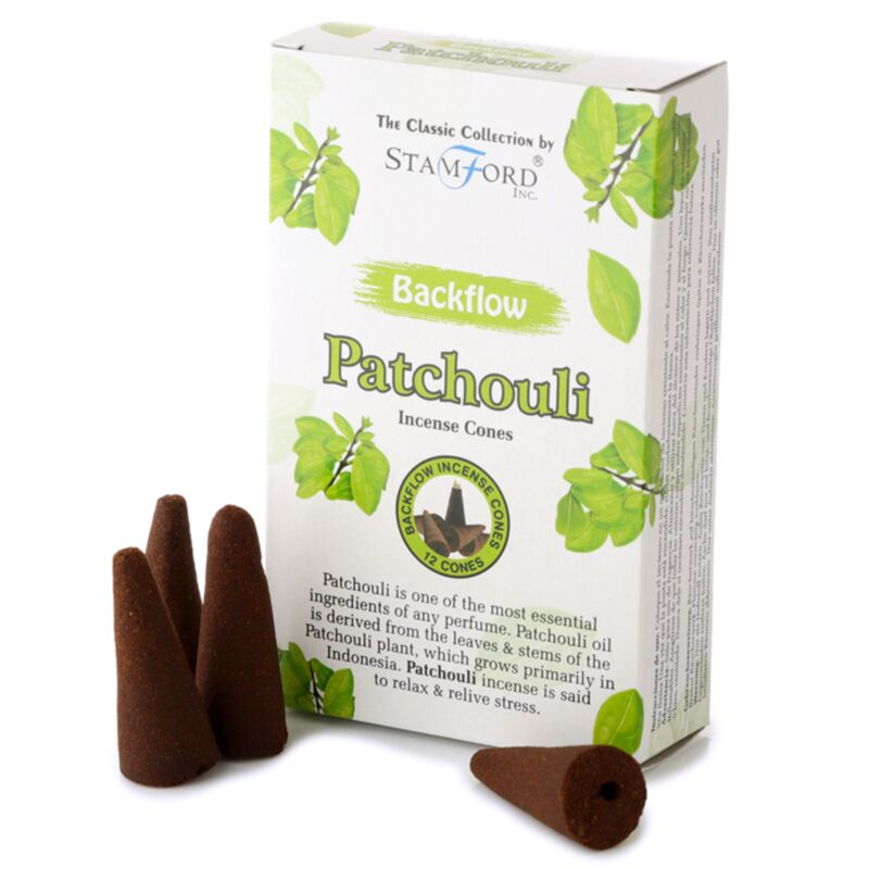 37428 Stamford Backflow Weihrauchkegel - Patchouli