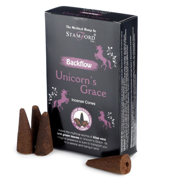 37483 Stamford Backflow -Weihrauchkegel - Gnade des Einhorns