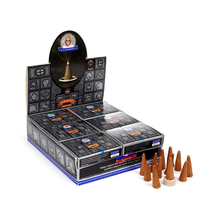 Satya Super Hit Nag Champa Dhoop Räucherkegel